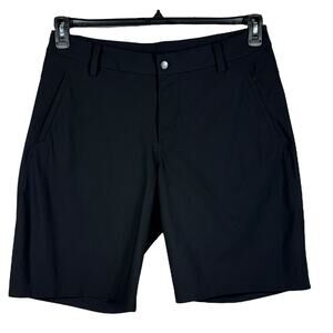 Lululemon Mens SZ 36 Shorts 10" Inseam Stretch Flat Front Pockets Zip-Fly Black